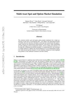 Multi-Asset Spot and Option Market Simulation