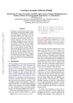 Learning to Transpile AMR into SPARQL