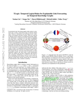 TLogic: Temporal Logical Rules for Explainable Link Forecasting on
  Temporal Knowledge Graphs