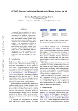AllWOZ: Towards Multilingual Task-Oriented Dialog Systems for All
