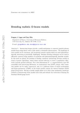 Breeding realistic D-brane models