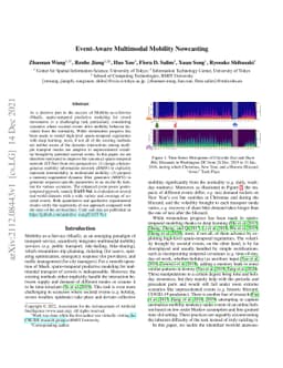 Event-Aware Multimodal Mobility Nowcasting