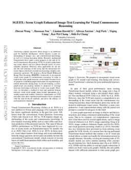 SGEITL: Scene Graph Enhanced Image-Text Learning for Visual Commonsense
  Reasoning