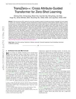 TransZero++: Cross Attribute-Guided Transformer for Zero-Shot Learning