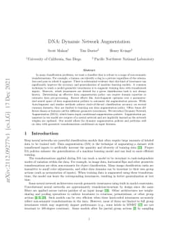 DNA: Dynamic Network Augmentation