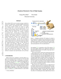 All-photon Polarimetric Time-of-Flight Imaging