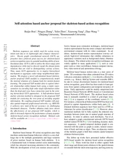Self-attention based anchor proposal for skeleton-based action
  recognition