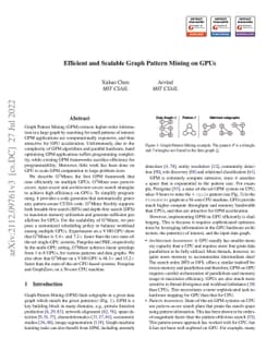 Efficient and Scalable Graph Pattern Mining on GPUs