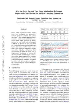 May the Force Be with Your Copy Mechanism: Enhanced Supervised-Copy
  Method for Natural Language Generation