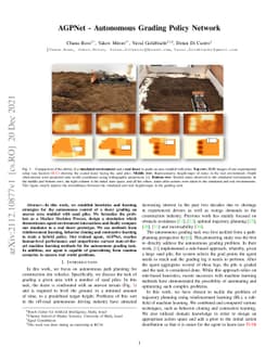 AGPNet -- Autonomous Grading Policy Network