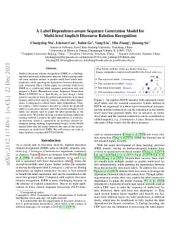 A Label Dependence-aware Sequence Generation Model for Multi-level
  Implicit Discourse Relation Recognition
