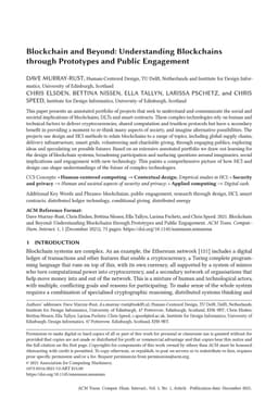 Blockchain and Beyond: Understanding Blockchains through Prototypes and
  Public Engagement