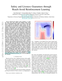 Safety and Liveness Guarantees through Reach-Avoid Reinforcement
  Learning