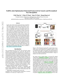 FedFR: Joint Optimization Federated Framework for Generic and
  Personalized Face Recognition