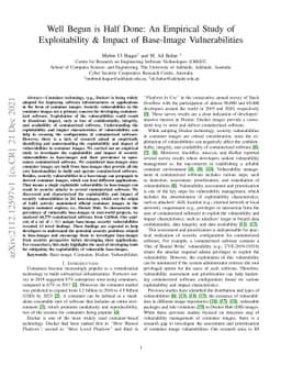 Well Begun is Half Done: An Empirical Study of Exploitability & Impact
  of Base-Image Vulnerabilities