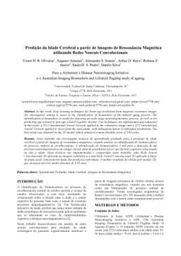 Predição da Idade Cerebral a partir de Imagens de Ressonância
  Magnética utilizando Redes Neurais Convolucionais