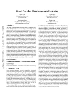 Graph Few-shot Class-incremental Learning