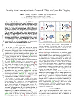 Stealthy Attack on Algorithmic-Protected DNNs via Smart Bit Flipping