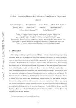AI-Bind: Improving Binding Predictions for Novel Protein Targets and
  Ligands