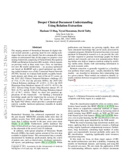 Deeper Clinical Document Understanding Using Relation Extraction