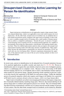 Unsupervised Clustering Active Learning for Person Re-identification
