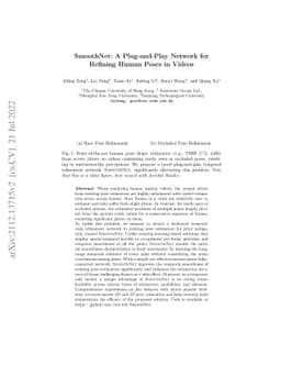 SmoothNet: A Plug-and-Play Network for Refining Human Poses in Videos