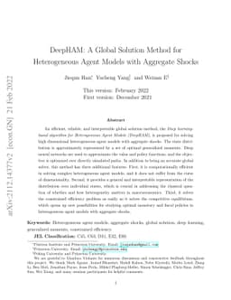DeepHAM: A Global Solution Method for Heterogeneous Agent Models with
  Aggregate Shocks