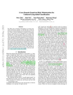 Cross-Domain Empirical Risk Minimization for Unbiased Long-tailed
  Classification
