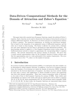 Data-Driven Computational Methods for the Domain of Attraction and
  Zubov's Equation