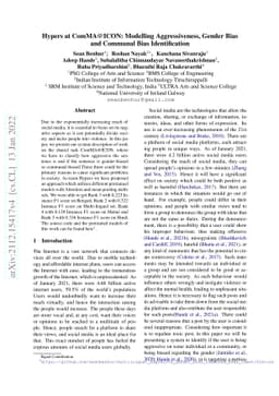 Hypers at ComMA@ICON: Modelling Aggressiveness, Gender Bias and Communal
  Bias Identification