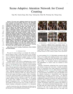 Scene-Adaptive Attention Network for Crowd Counting