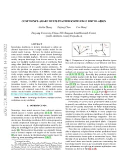 Confidence-Aware Multi-Teacher Knowledge Distillation