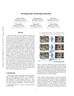Revisiting Open World Object Detection