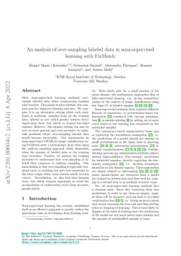 An analysis of over-sampling labeled data in semi-supervised learning
  with FixMatch