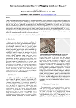 Runway Extraction and Improved Mapping from Space Imagery