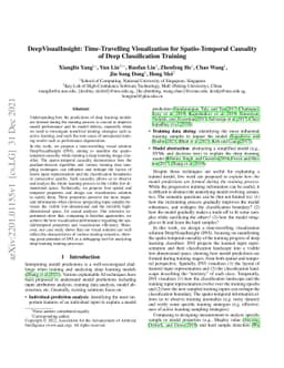 DeepVisualInsight: Time-Travelling Visualization for Spatio-Temporal
  Causality of Deep Classification Training