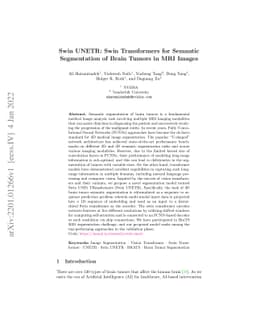 Swin UNETR: Swin Transformers for Semantic Segmentation of Brain Tumors
  in MRI Images