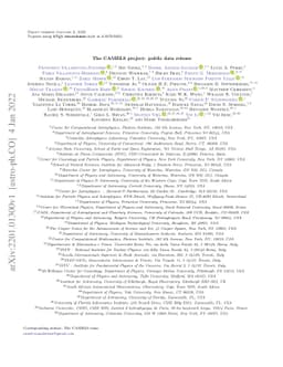 The CAMELS project: public data release