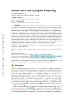 Parallel Flow-Based Hypergraph Partitioning