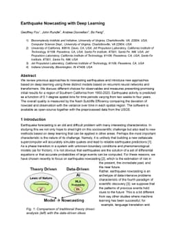 Earthquake Nowcasting with Deep Learning