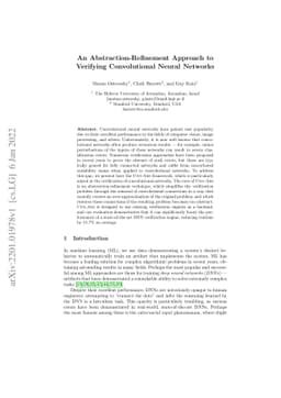 An Abstraction-Refinement Approach to Verifying Convolutional Neural
  Networks