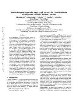 Spatial-Temporal Sequential Hypergraph Network for Crime Prediction with
  Dynamic Multiplex Relation Learning