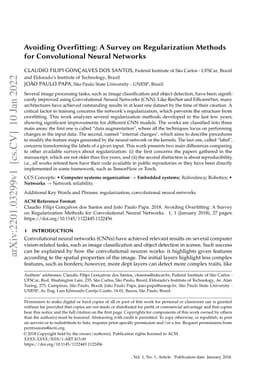 Avoiding Overfitting: A Survey on Regularization Methods for
  Convolutional Neural Networks