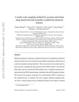 A multi-scale sampling method for accurate and robust deep neural
  network to predict combustion chemical kinetics
