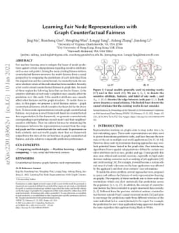 Learning Fair Node Representations with Graph Counterfactual Fairness