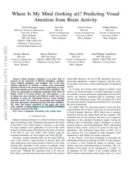 Where Is My Mind (looking at)? Predicting Visual Attention from Brain
  Activity