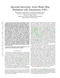 Spectrum Surveying: Active Radio Map Estimation with Autonomous UAVs