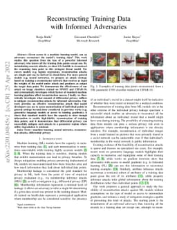 Reconstructing Training Data with Informed Adversaries