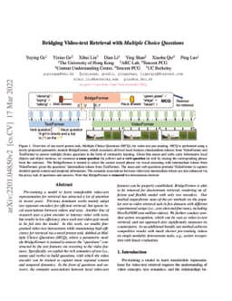 Bridging Video-text Retrieval with Multiple Choice Questions