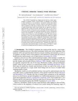 Unifying Epidemic Models with Mixtures